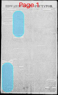 Page thumbnail for Edwardsville Spectator