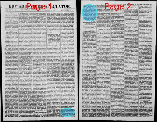 Page thumbnail for Edwardsville Spectator