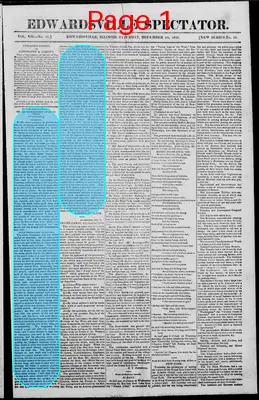 Page thumbnail for Edwardsville Spectator