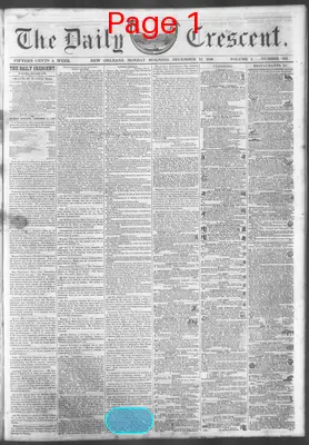 Page thumbnail for The Daily Crescent