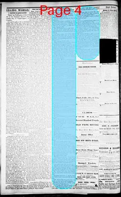Page thumbnail for The Idaho World
