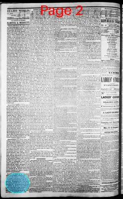 Page thumbnail for The Idaho World
