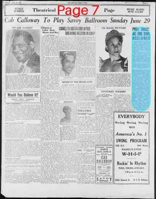 Page thumbnail for Sunday Chicago Bee