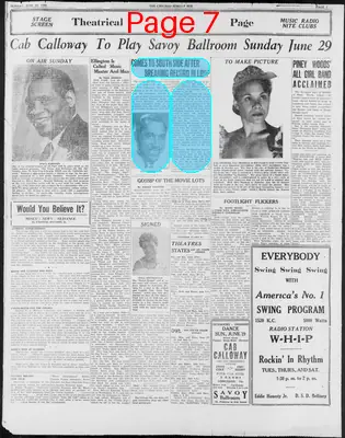 Page thumbnail for Sunday Chicago Bee