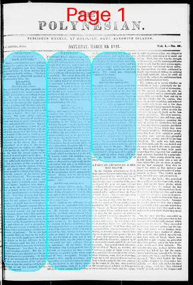 Page thumbnail for The Polynesian (Honolulu