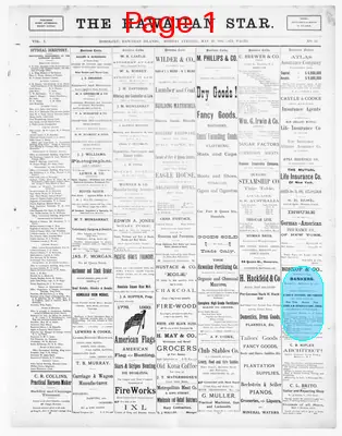 Page thumbnail for The Hawaiian Star