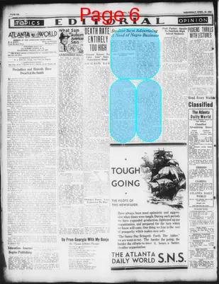 Page thumbnail for Atlanta Daily World