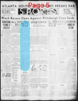Page thumbnail for Atlanta Daily World