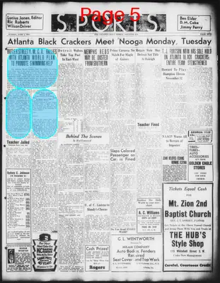 Page thumbnail for Atlanta Daily World