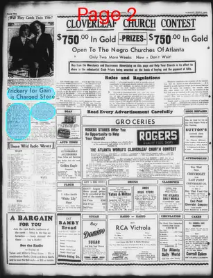 Page thumbnail for Atlanta Daily World
