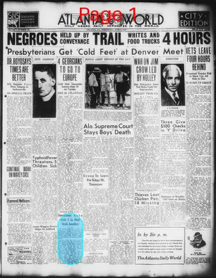 Page thumbnail for Atlanta Daily World