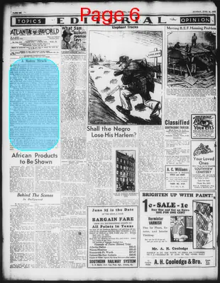 Page thumbnail for Atlanta Daily World