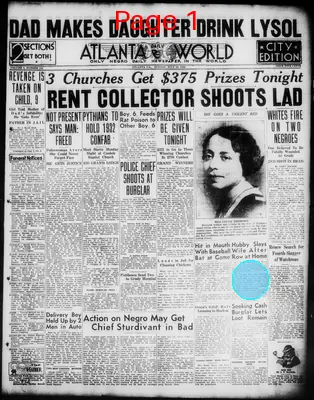 Page thumbnail for Atlanta Daily World