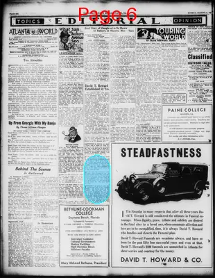 Page thumbnail for Atlanta Daily World