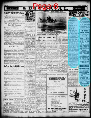 Page thumbnail for Atlanta Daily World