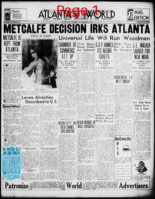 Page thumbnail for Atlanta Daily World