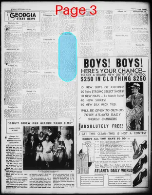 Page thumbnail for Atlanta Daily World