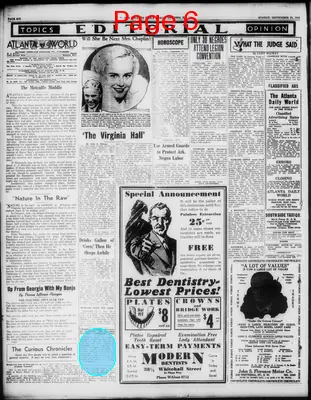 Page thumbnail for Atlanta Daily World