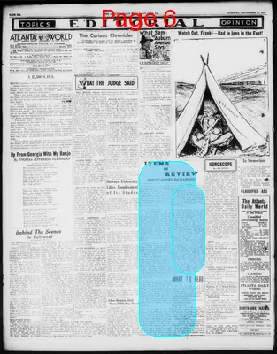 Page thumbnail for Atlanta Daily World
