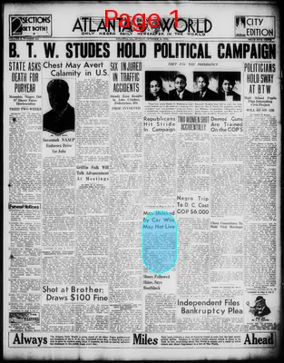 Page thumbnail for Atlanta Daily World