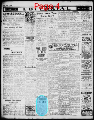 Page thumbnail for Atlanta Daily World