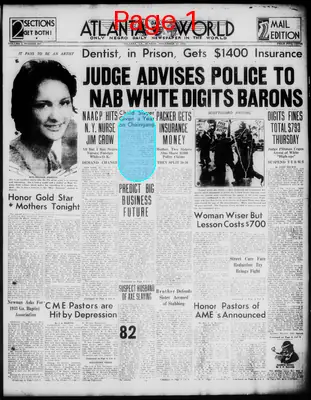 Page thumbnail for Atlanta Daily World