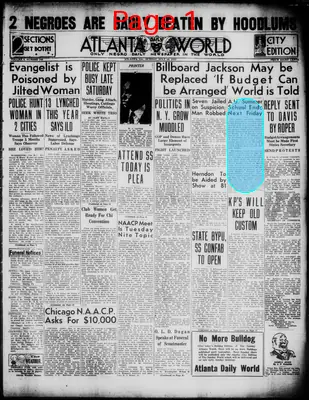 Page thumbnail for Atlanta Daily World