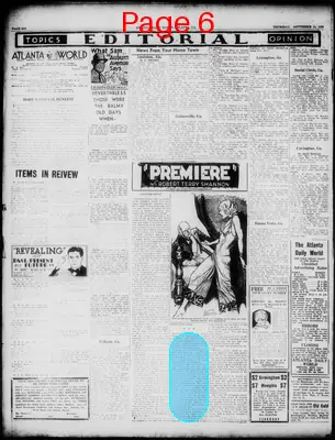 Page thumbnail for Atlanta Daily World