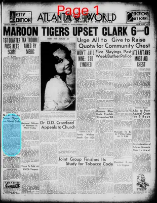Page thumbnail for Atlanta Daily World