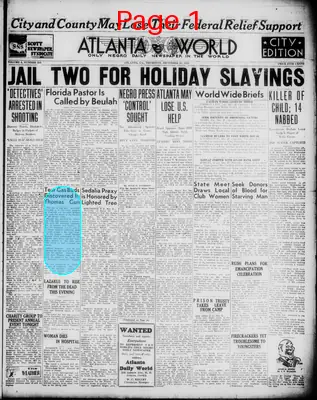 Page thumbnail for Atlanta Daily World