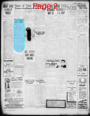 Page thumbnail for Atlanta Daily World