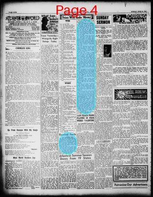 Page thumbnail for Atlanta Daily World