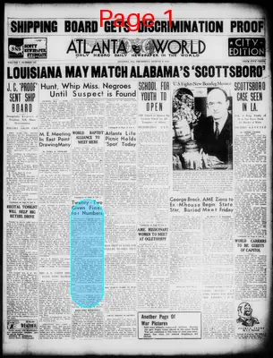 Page thumbnail for Atlanta Daily World