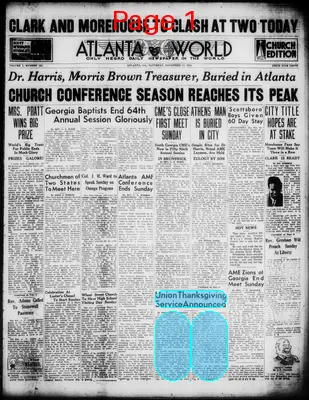 Page thumbnail for Atlanta Daily World