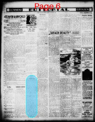 Page thumbnail for Atlanta Daily World