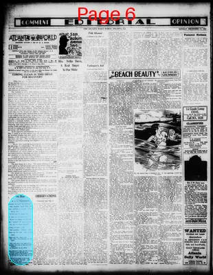 Page thumbnail for Atlanta Daily World