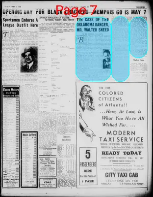 Page thumbnail for Atlanta Daily World