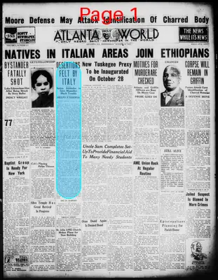 Page thumbnail for Atlanta Daily World
