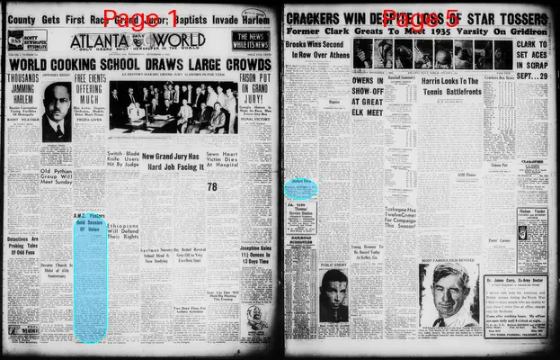 Page thumbnail for Atlanta Daily World