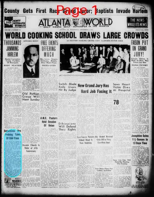 Page thumbnail for Atlanta Daily World