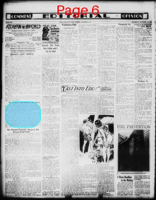 Page thumbnail for Atlanta Daily World