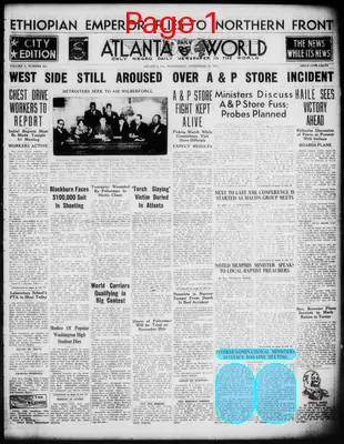 Page thumbnail for Atlanta Daily World