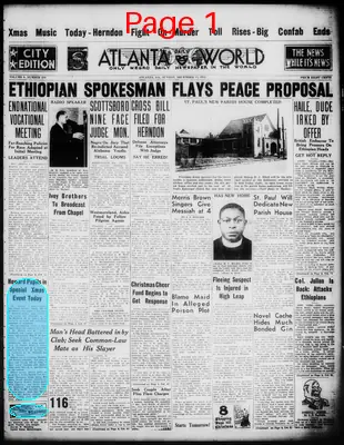Page thumbnail for Atlanta Daily World