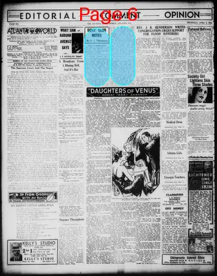 Page thumbnail for Atlanta Daily World