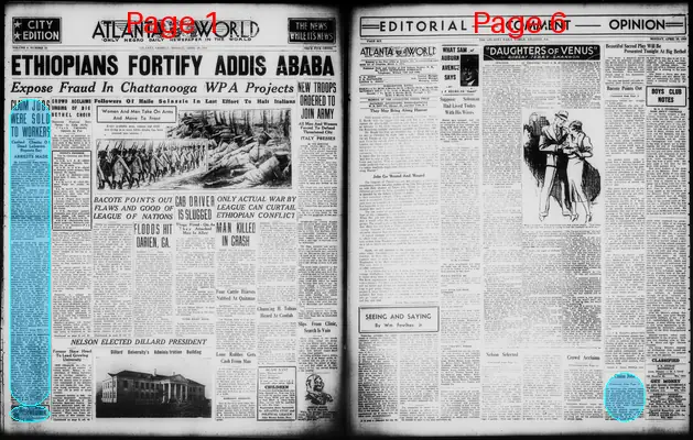 Page thumbnail for Atlanta Daily World