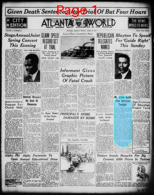 Page thumbnail for Atlanta Daily World