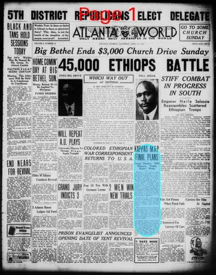 Page thumbnail for Atlanta Daily World