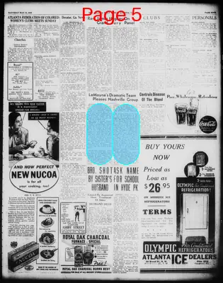 Page thumbnail for Atlanta Daily World