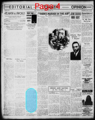 Page thumbnail for Atlanta Daily World