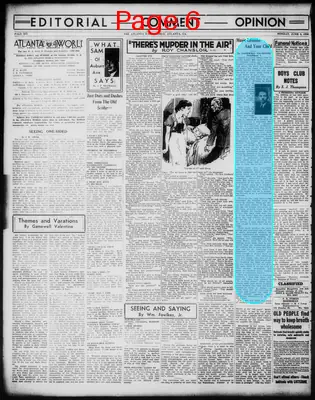Page thumbnail for Atlanta Daily World